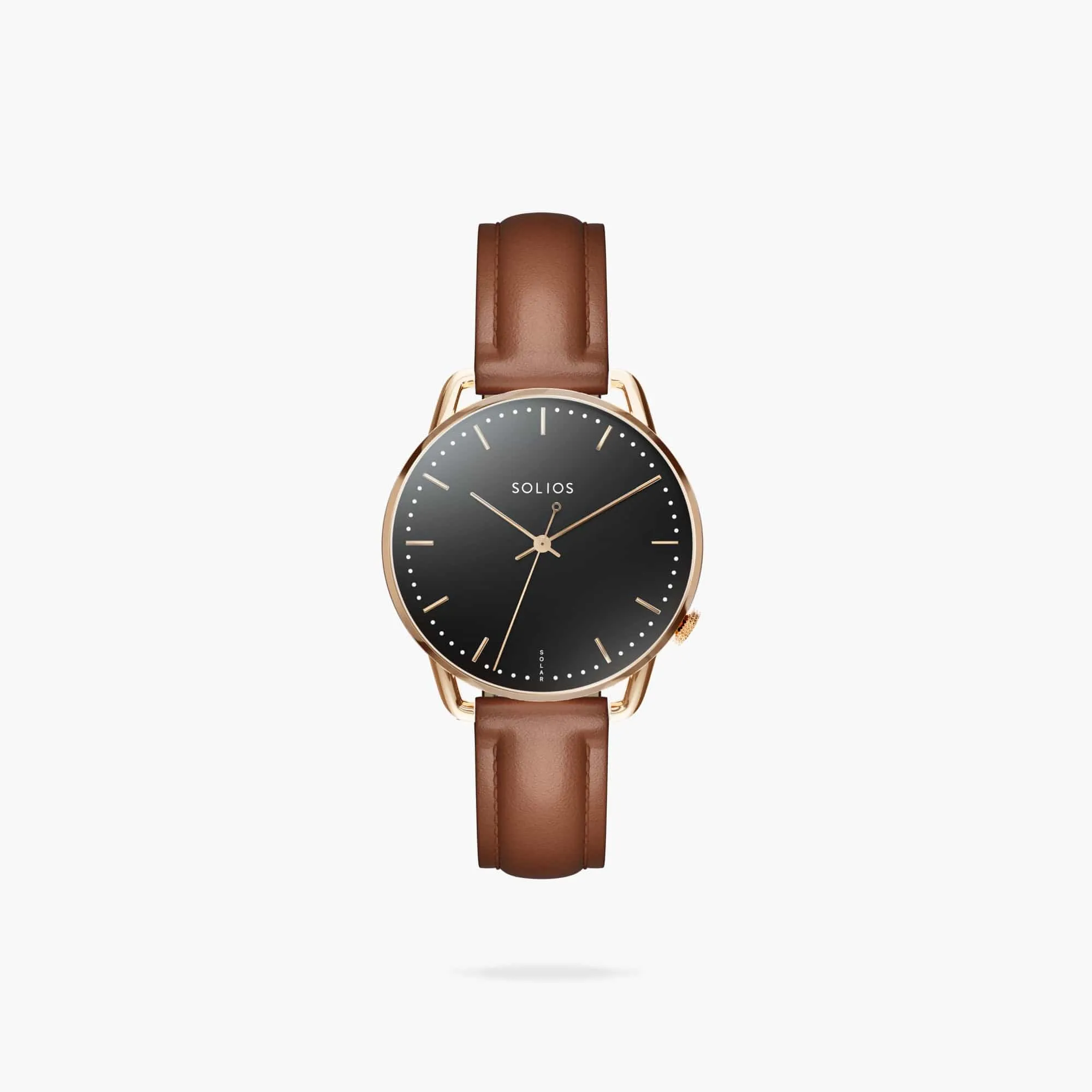 The Solar Curve Mini | Black Dial - Rose Gold Case sold by SOLIOS product image thumbnail 4