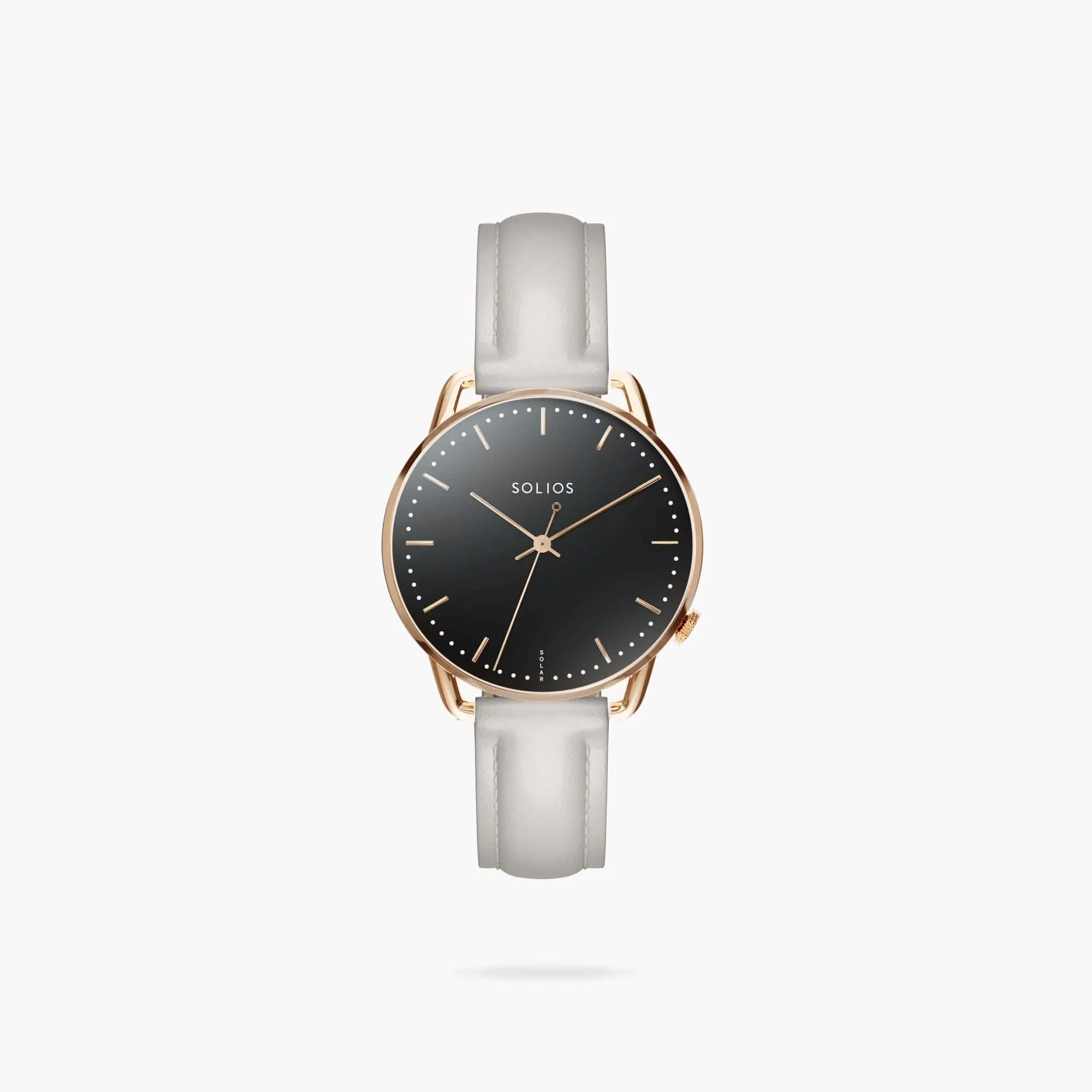 The Solar Curve Mini | Black Dial - Rose Gold Case sold by SOLIOS product image thumbnail 3