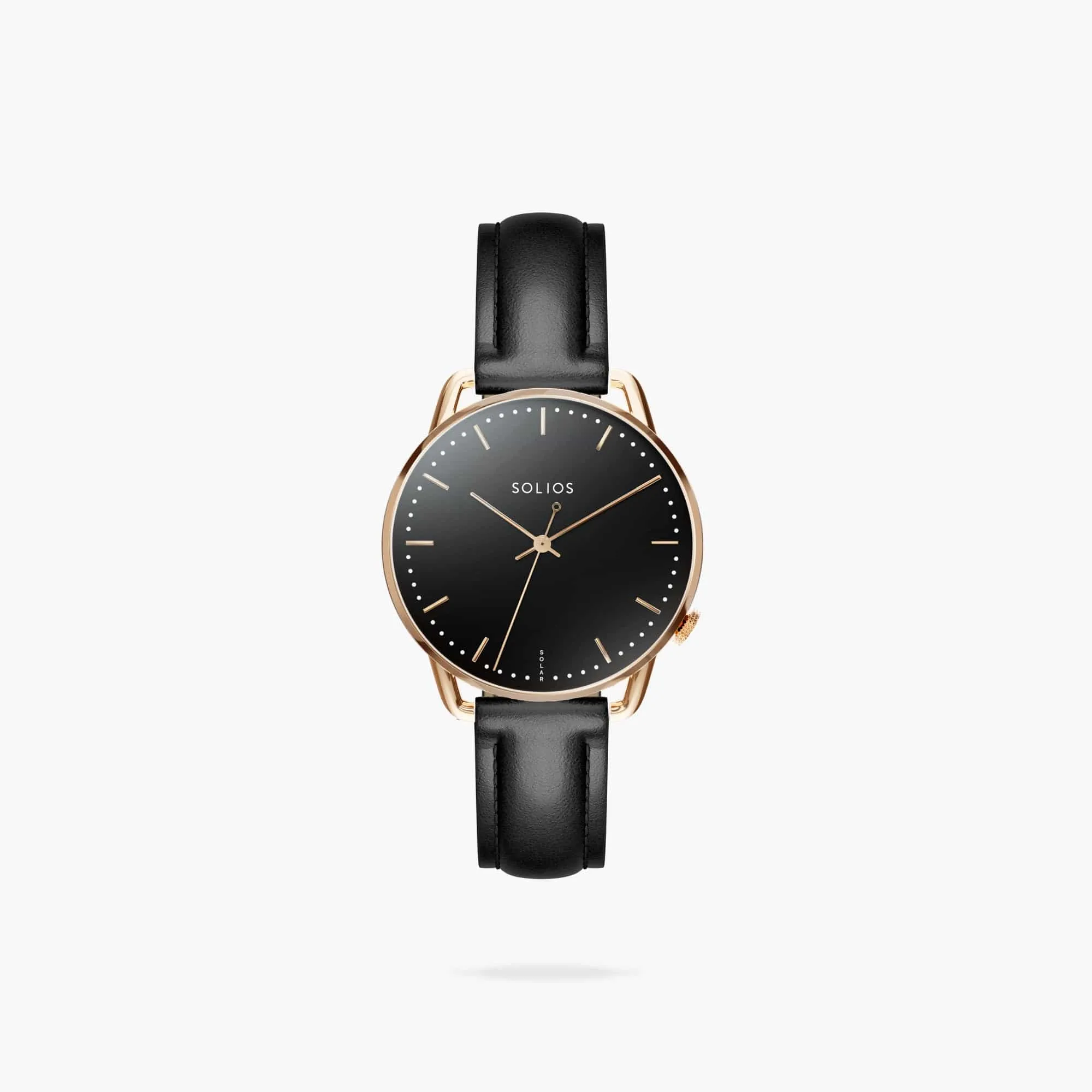 The Solar Curve Mini | Black Dial - Rose Gold Case sold by SOLIOS product image thumbnail 5