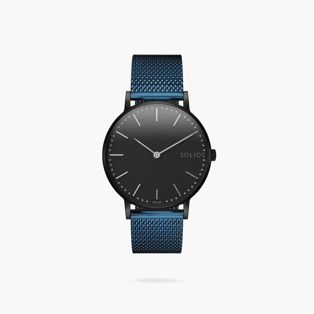 The Solar Classic | Black Dial - Black Case sold by SOLIOS product image thumbnail 3
