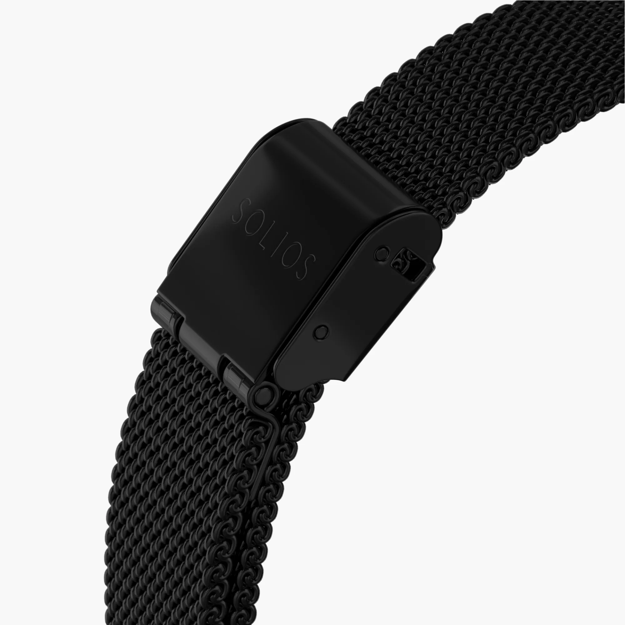 Watch Set - Solar Classic | Black Dial - Black Case | Black Mesh sold by SOLIOS product image thumbnail 2
