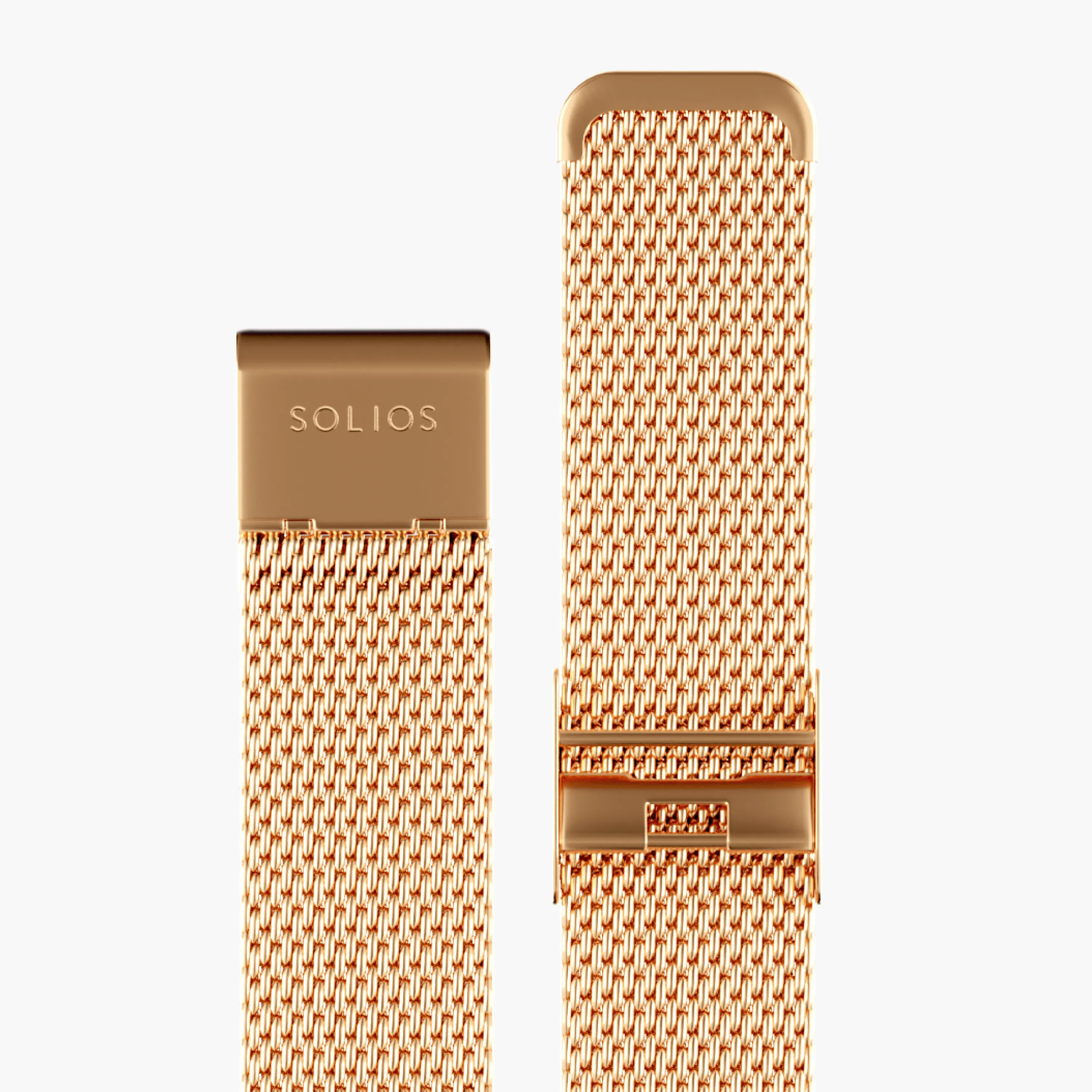 Rose Gold Mesh Strap sold by SOLIOS product image thumbnail 2
