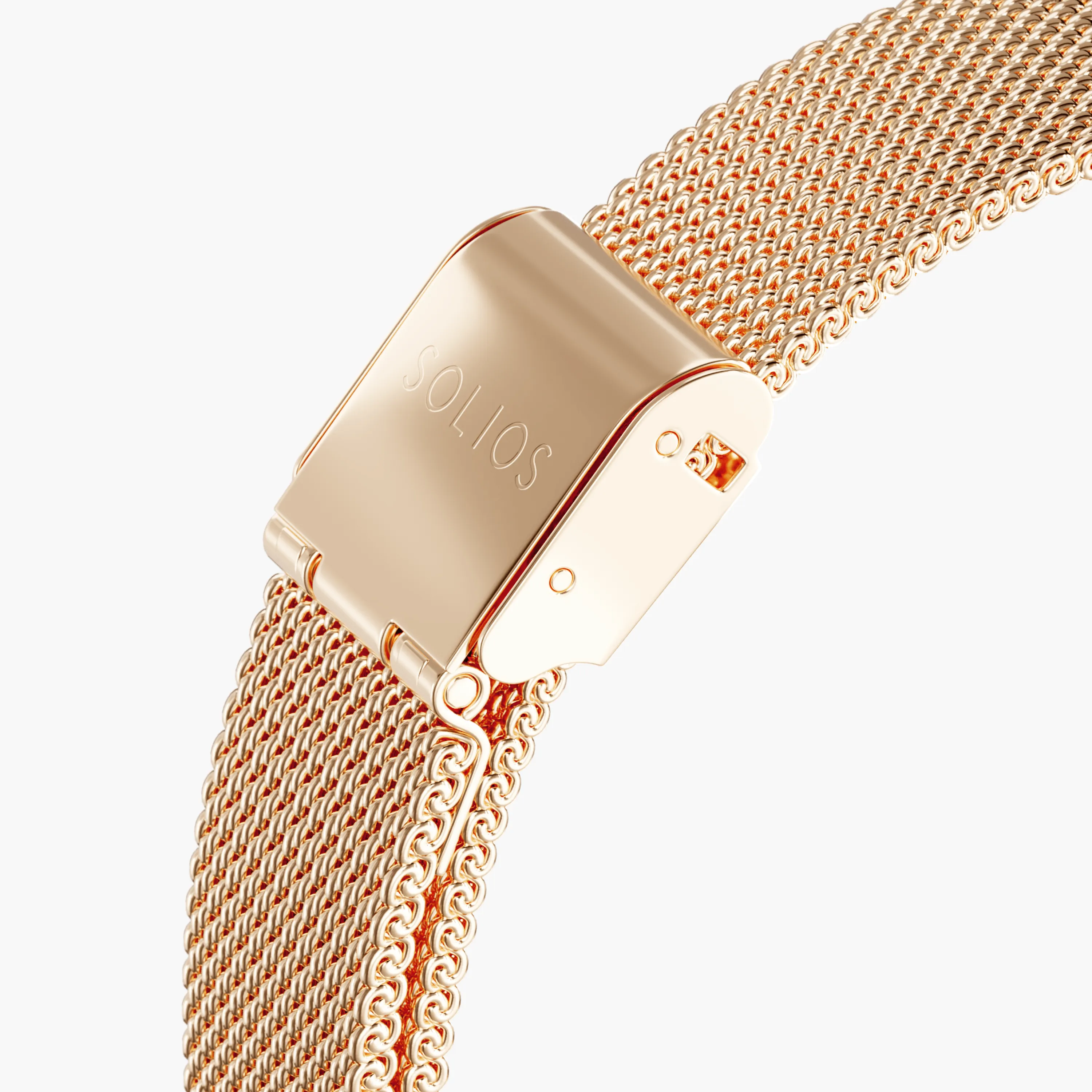 Rose Gold Mesh Strap sold by SOLIOS