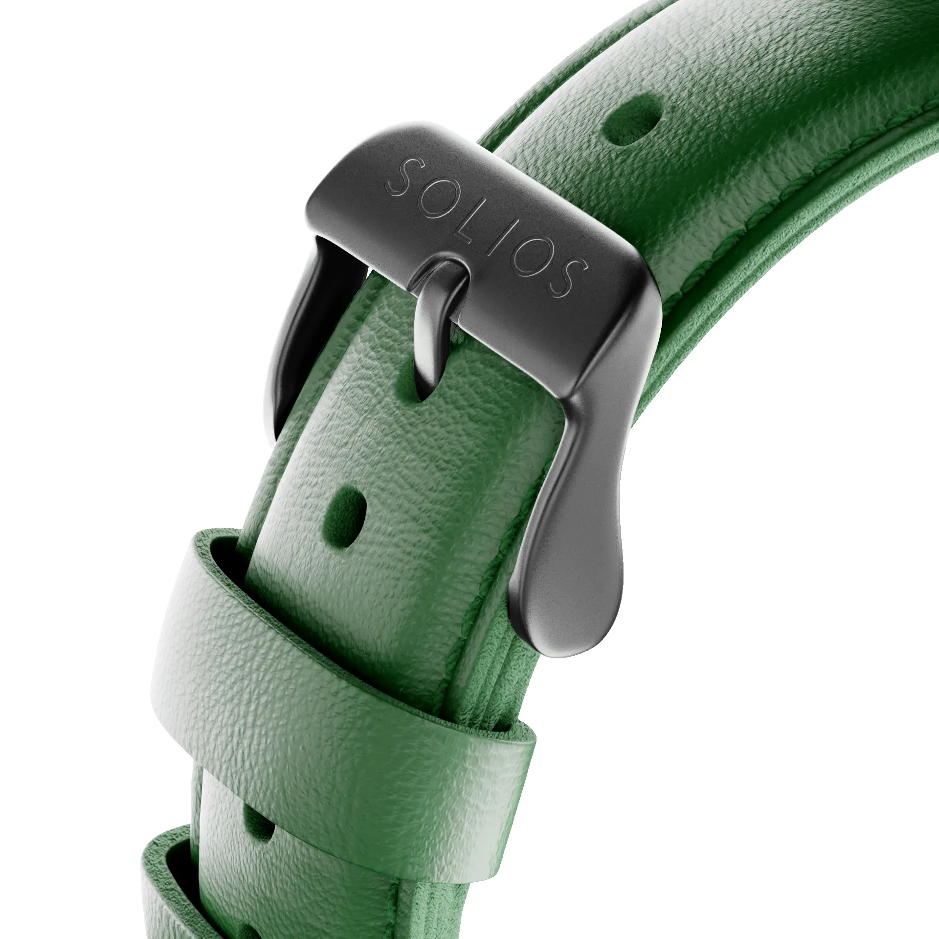 Green Eco Vegan Leather Strap sold by SOLIOS product image thumbnail 3