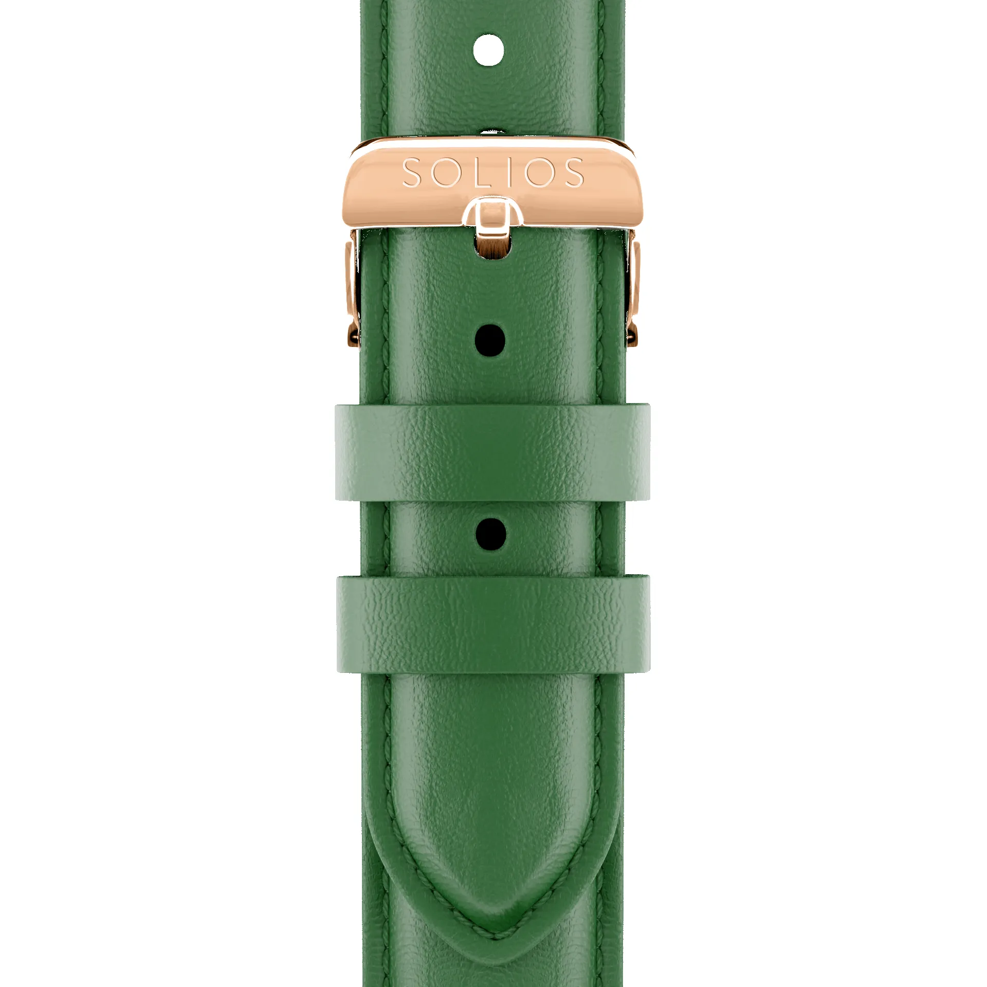 Green Eco Vegan Leather Strap sold by SOLIOS product image thumbnail 4