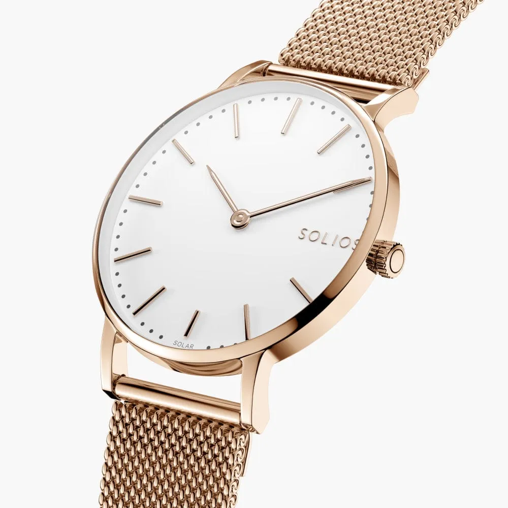 The Solar Classic Bundle | White Dial - Rose Gold Case sold by SOLIOS product image thumbnail 2