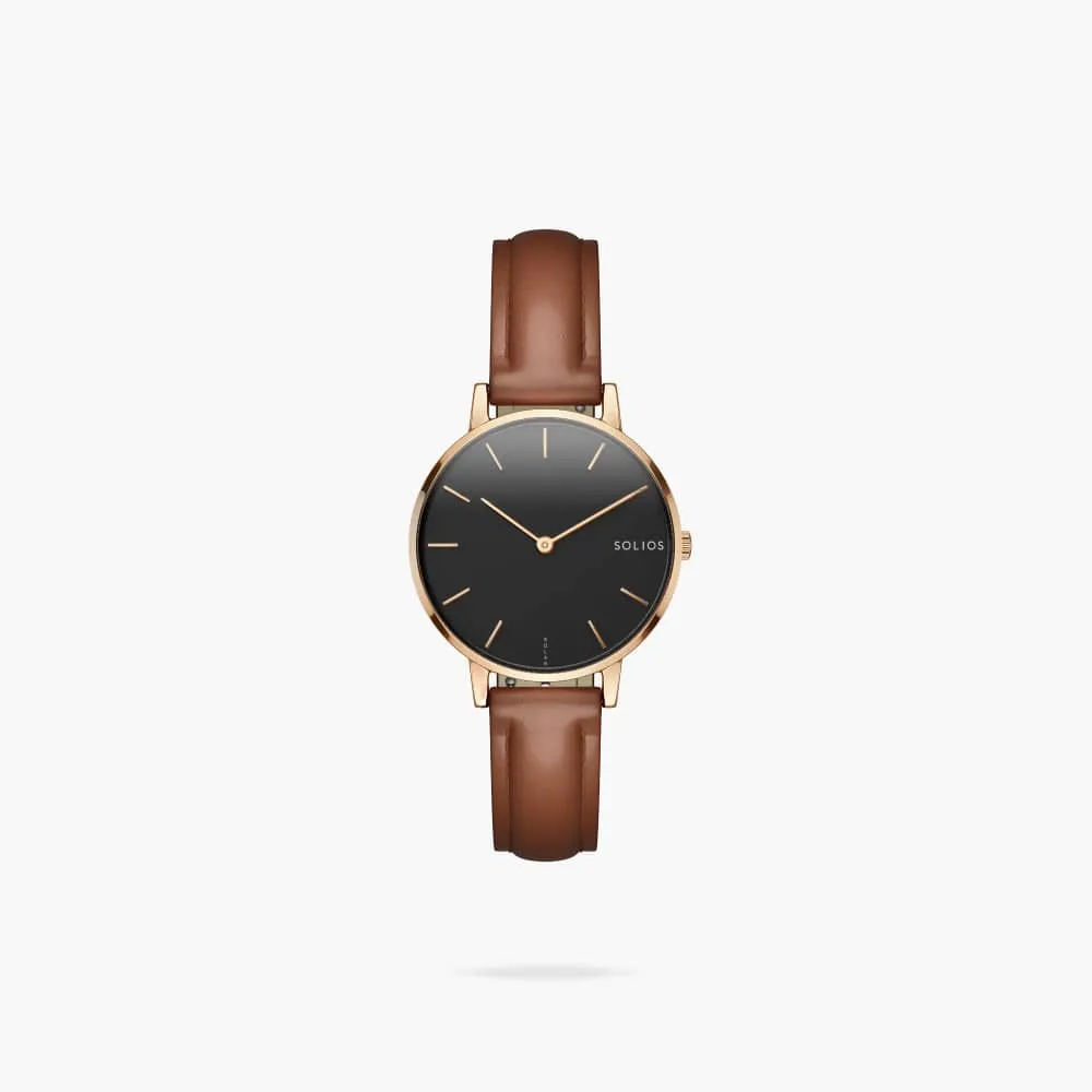 The Solar Mini | Black Dial - Rose Gold Case sold by SOLIOS product image thumbnail 5