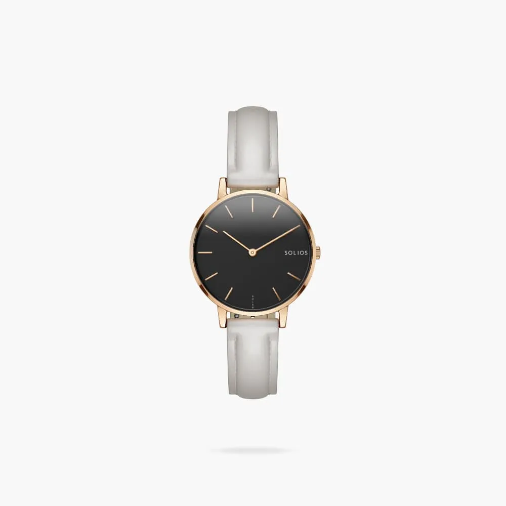 The Solar Mini | Black Dial - Rose Gold Case sold by SOLIOS product image thumbnail 3
