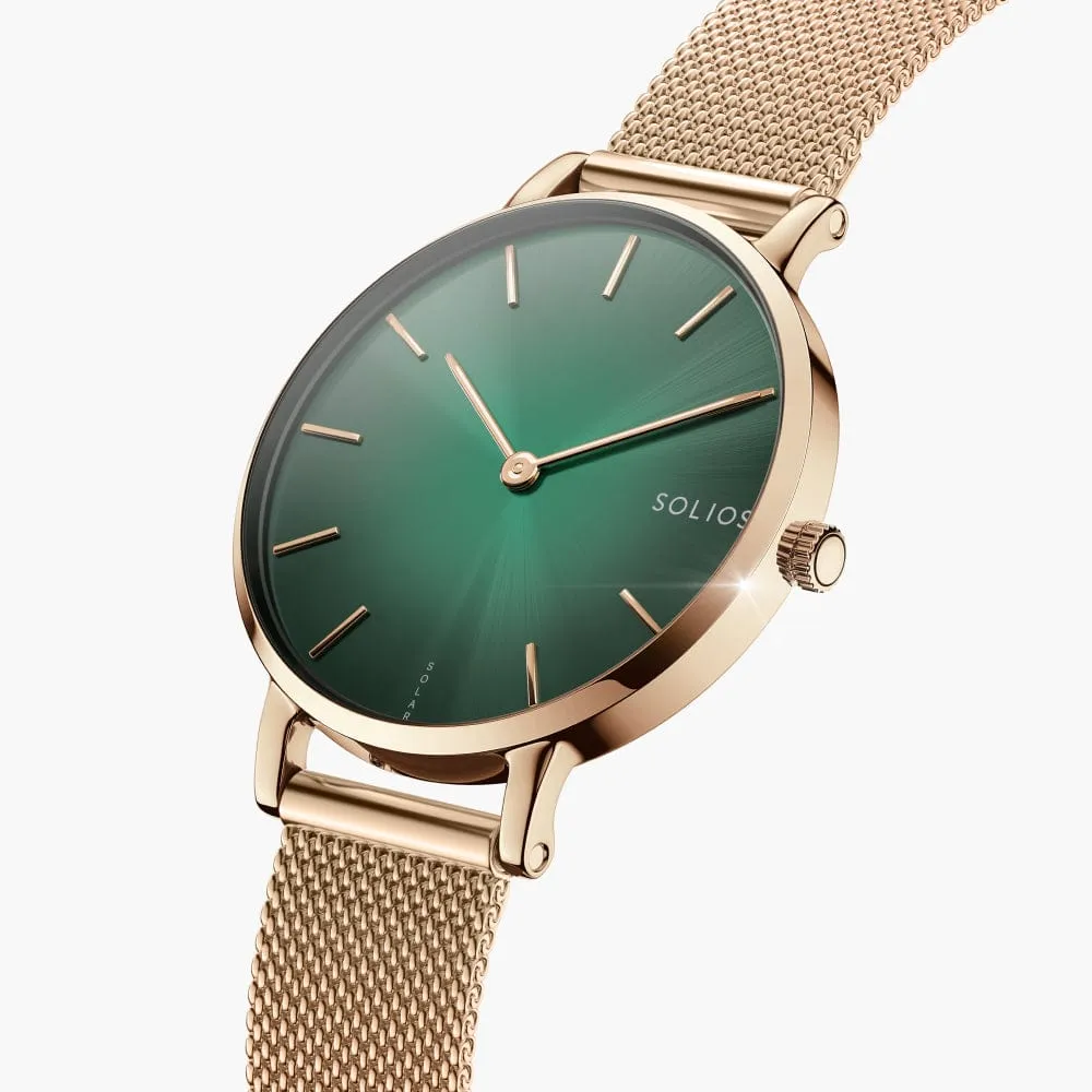 The Rainforest Mini Bundle | Green Dial - Rose Gold Case sold by SOLIOS product image thumbnail 2