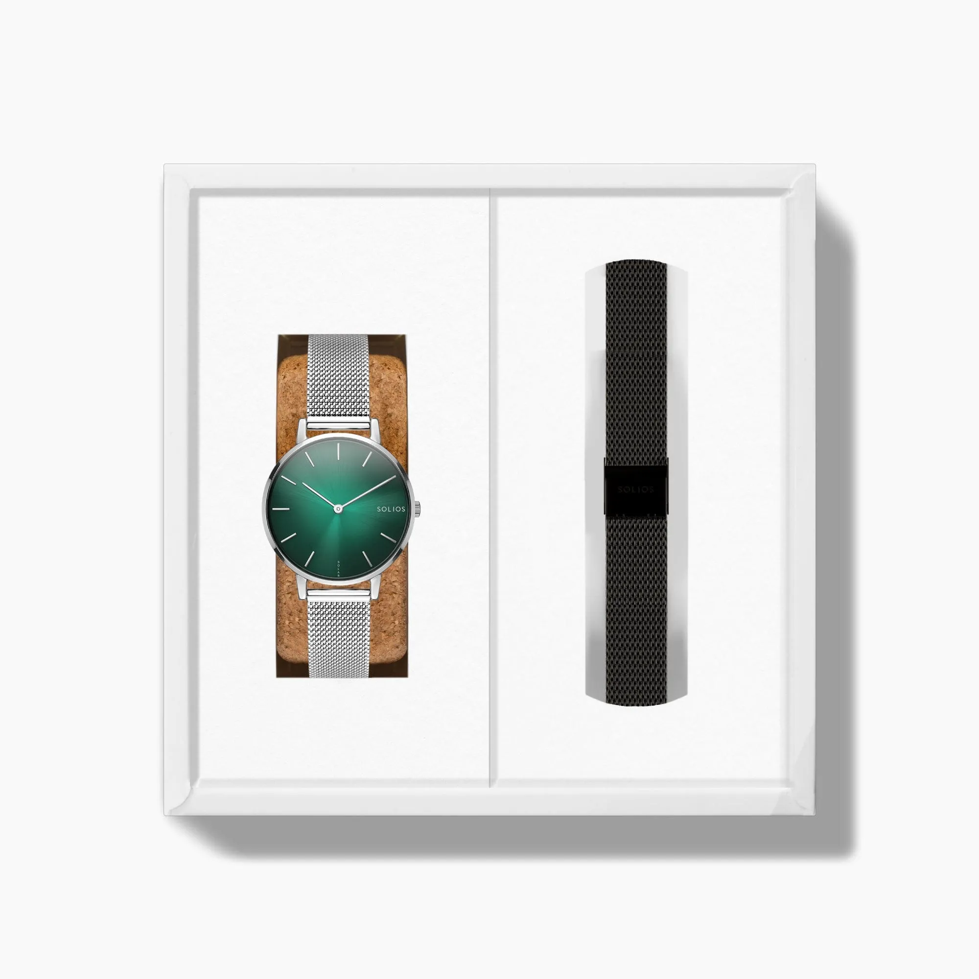 The Rainforest Mini Bundle | Green Dial - Silver Case sold by SOLIOS product image thumbnail 3
