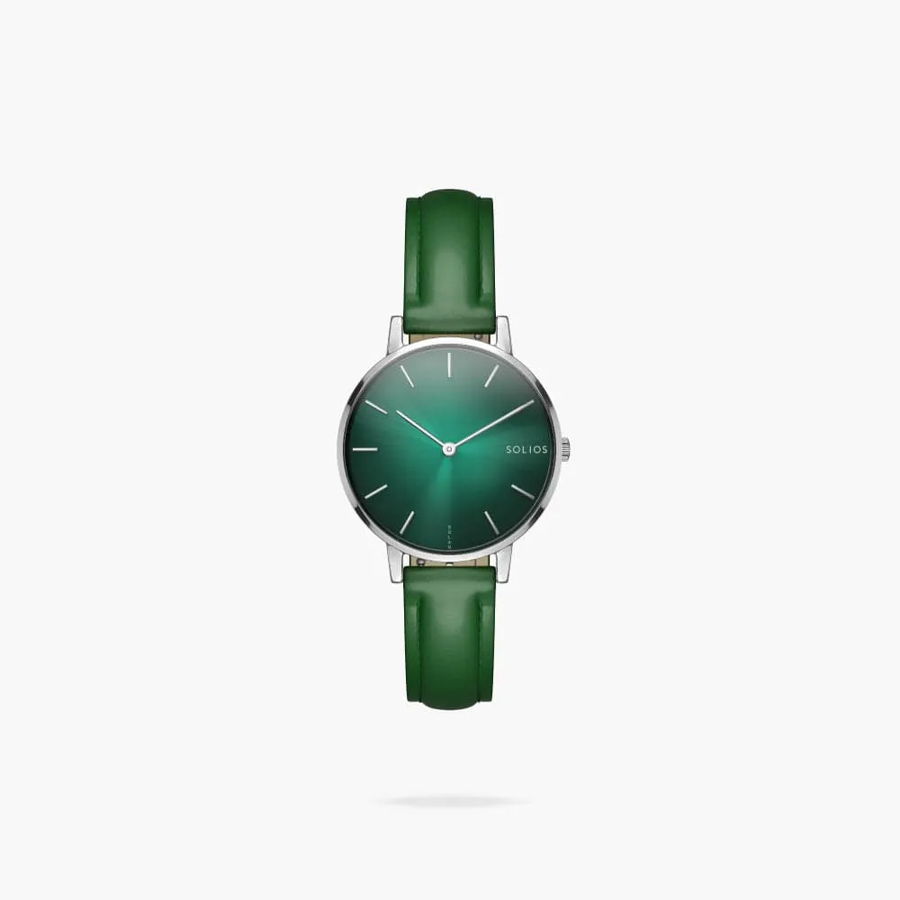 The Rainforest Mini | Green Dial - Silver Case sold by SOLIOS product image thumbnail 2