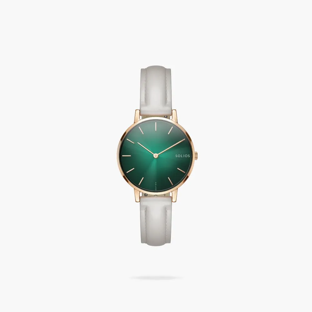 The Rainforest Mini | Green Dial - Rose Gold Case sold by SOLIOS product image thumbnail 4