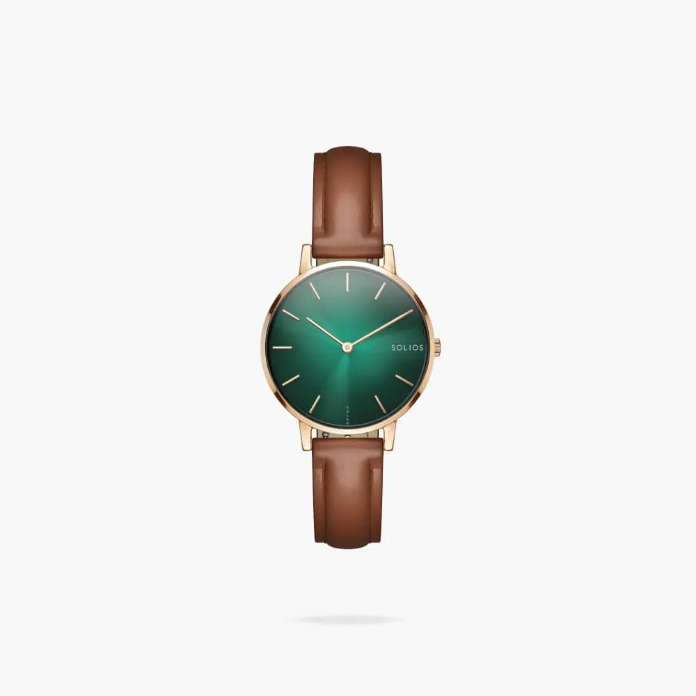The Rainforest Mini | Green Dial - Rose Gold Case sold by SOLIOS product image thumbnail 5