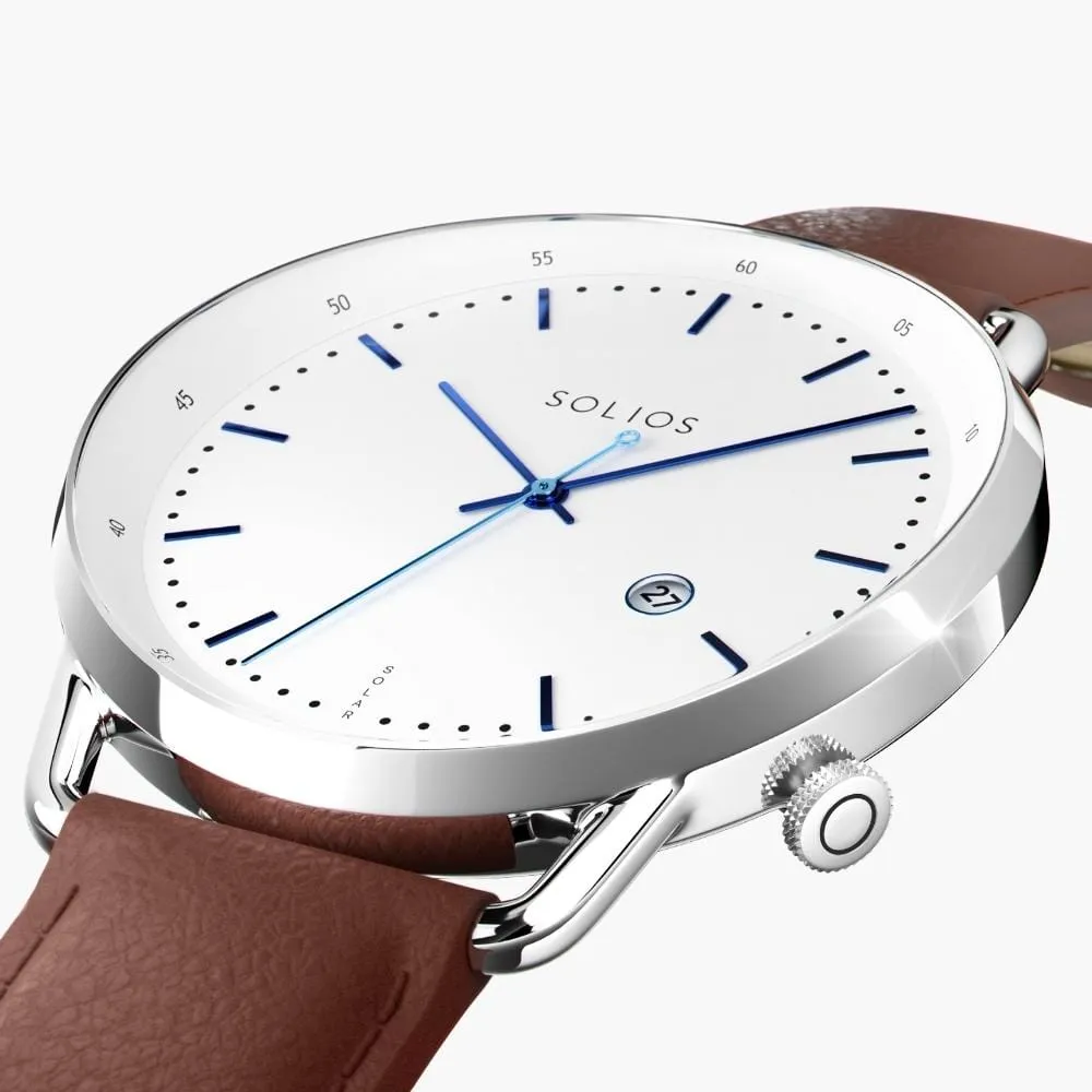 The Solar Curve Bundle | White Dial - Silver Case sold by SOLIOS product image thumbnail 4