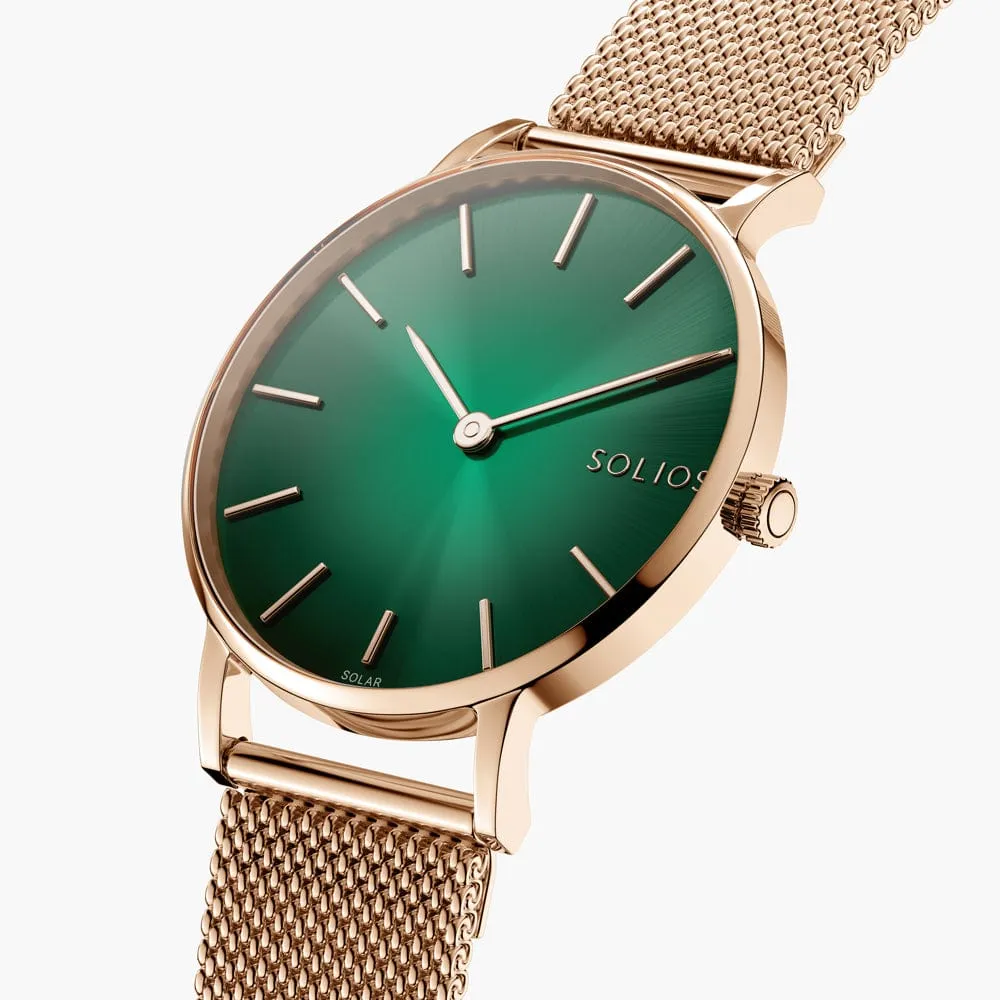 The Rainforest Classic Bundle | Green Dial - Rose Gold Case sold by SOLIOS product image thumbnail 2