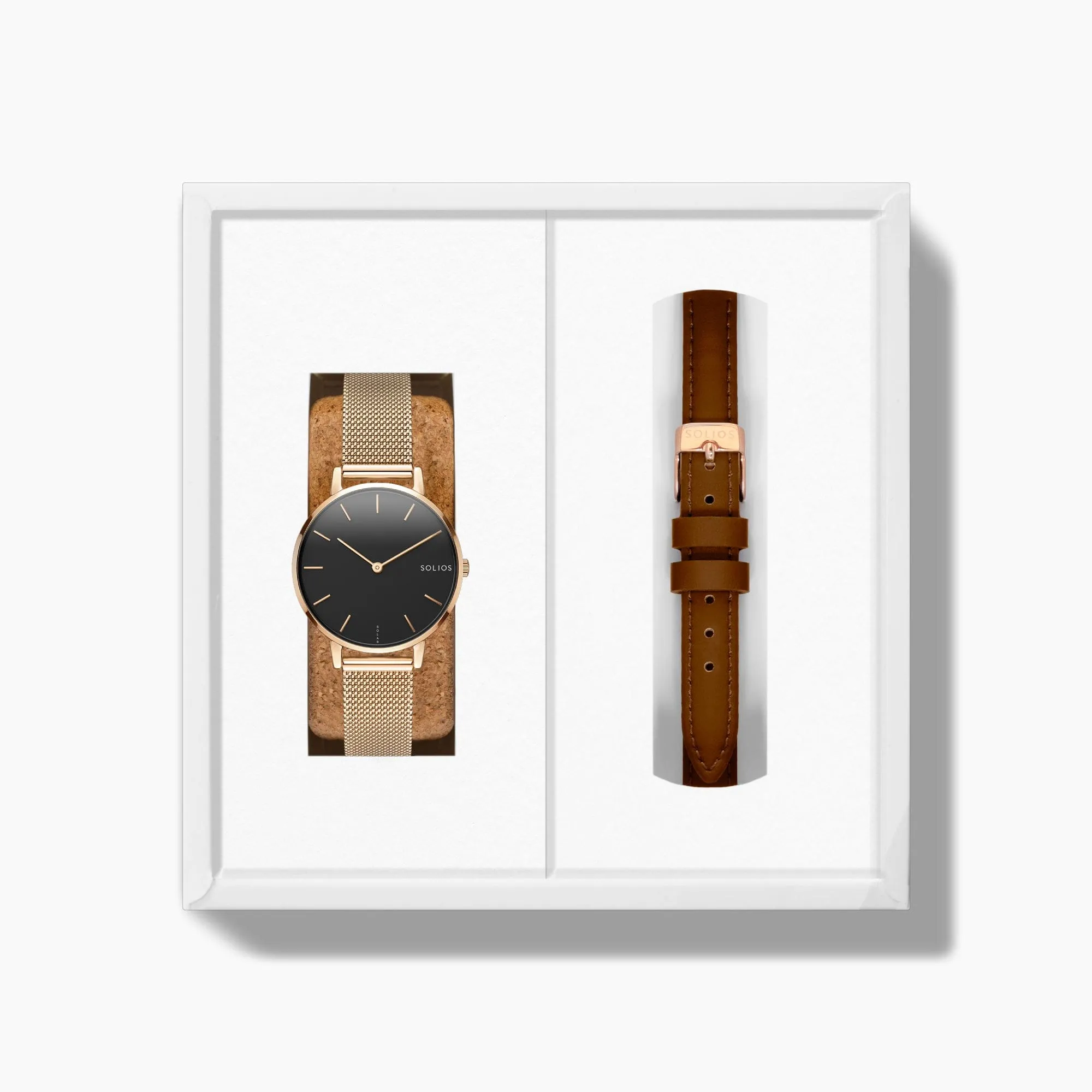 The Solar Mini Bundle | Black Dial - Rose Gold Case sold by SOLIOS product image thumbnail 5