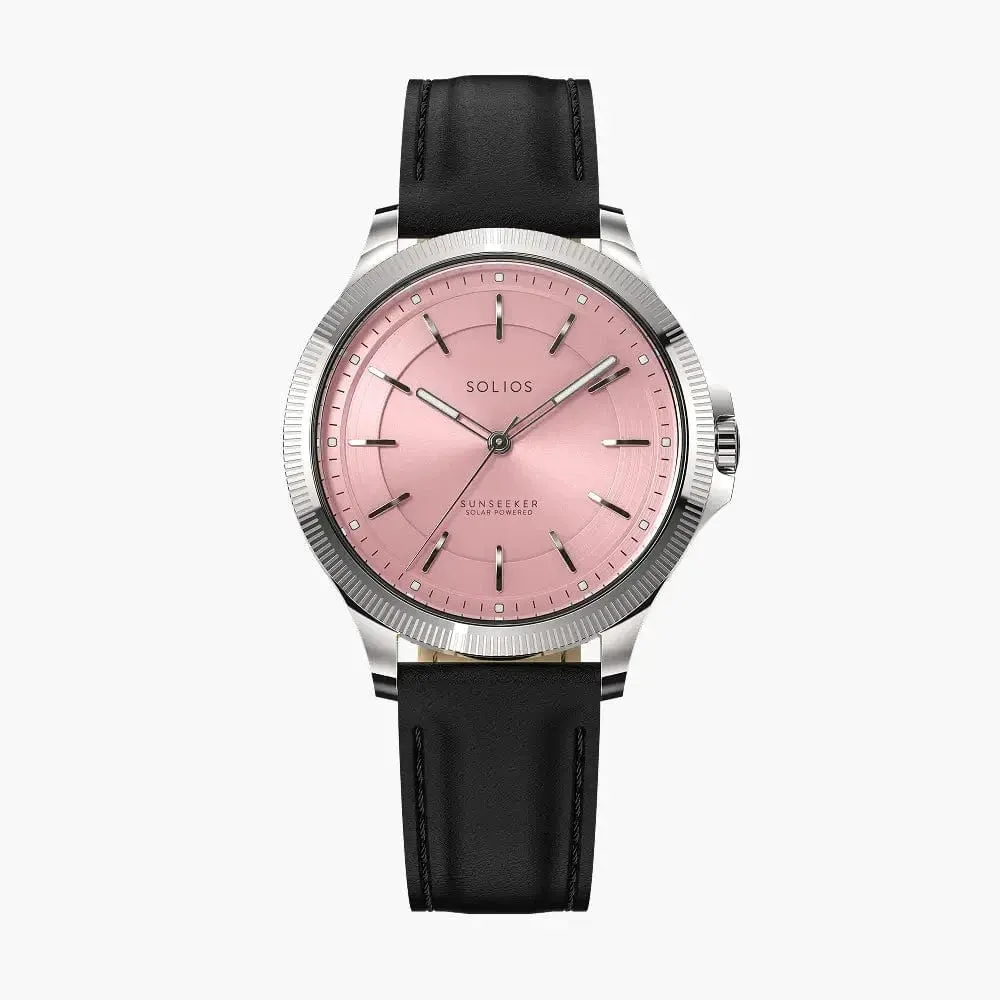 The Sunseeker | Pink Dial - Silver Case - 34mm sold by SOLIOS product image thumbnail 2