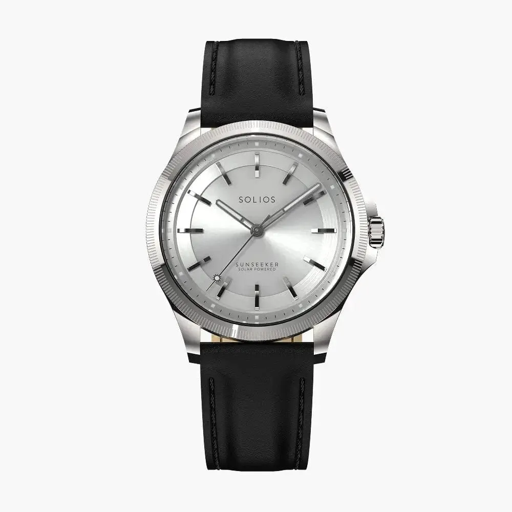 The Sunseeker | Silver Dial - Silver Case - 40mm sold by SOLIOS product image thumbnail 2