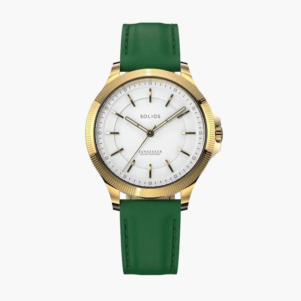 The Sunseeker | White Dial - Gold Case - 34mm sold by SOLIOS product image thumbnail 5