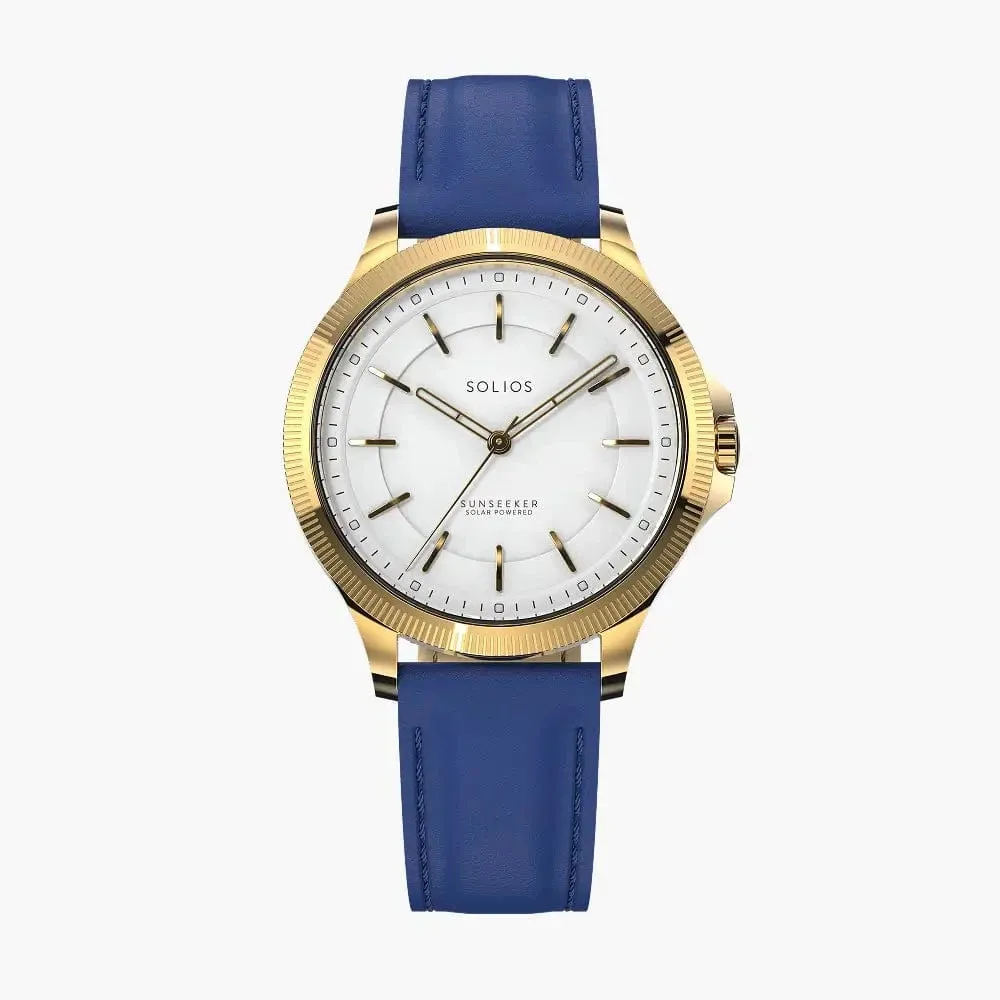 The Sunseeker | White Dial - Gold Case - 34mm sold by SOLIOS product image thumbnail 4