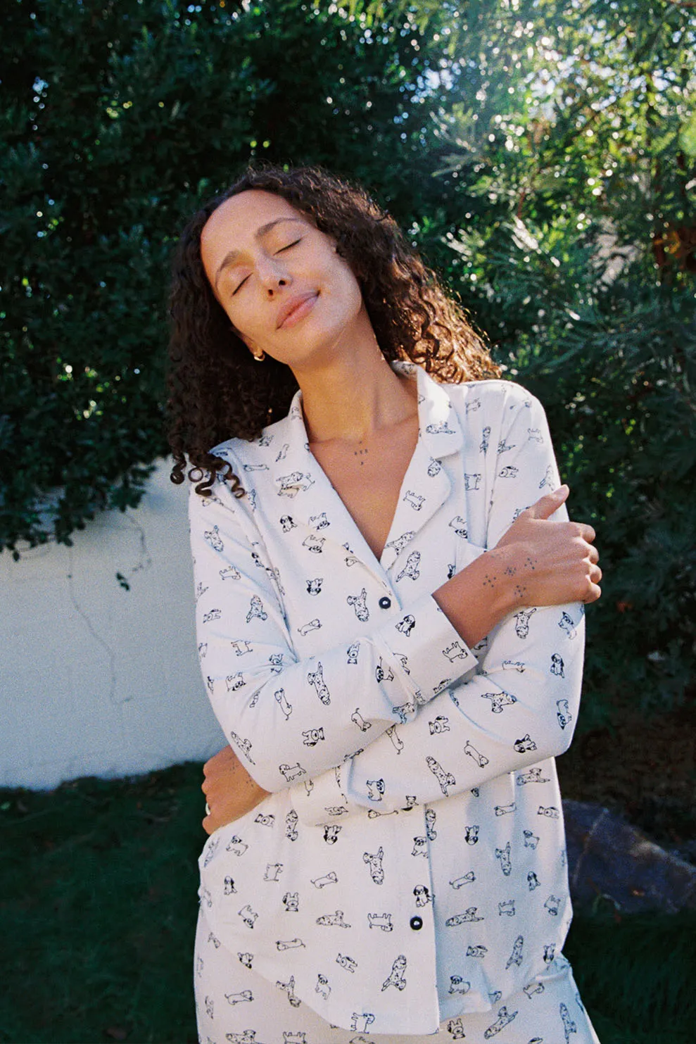 Lottie PJ Top in Dog Print sold by MARY YOUNG product image thumbnail 4