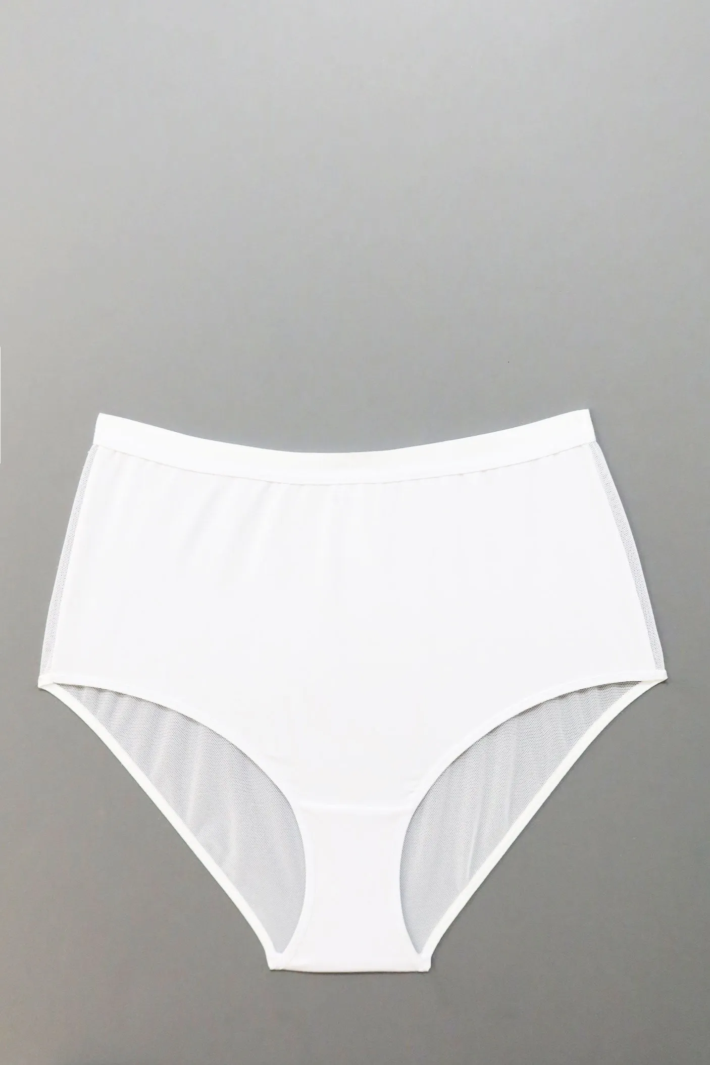 Lux High Waist Brief in White Sample sold by MARY YOUNG product image thumbnail 4