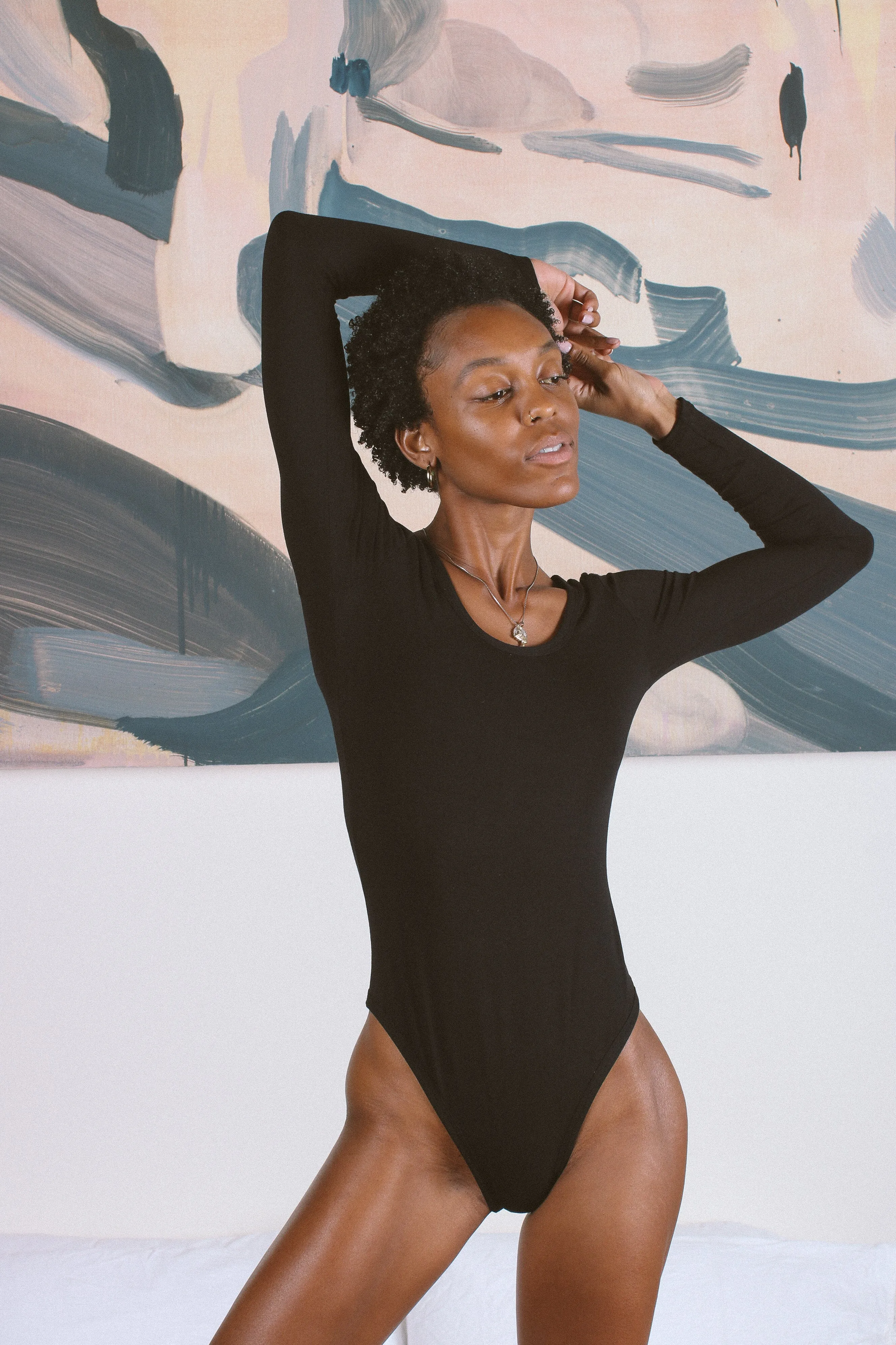 Arlin Bodysuit in Black sold by MARY YOUNG product image thumbnail 3