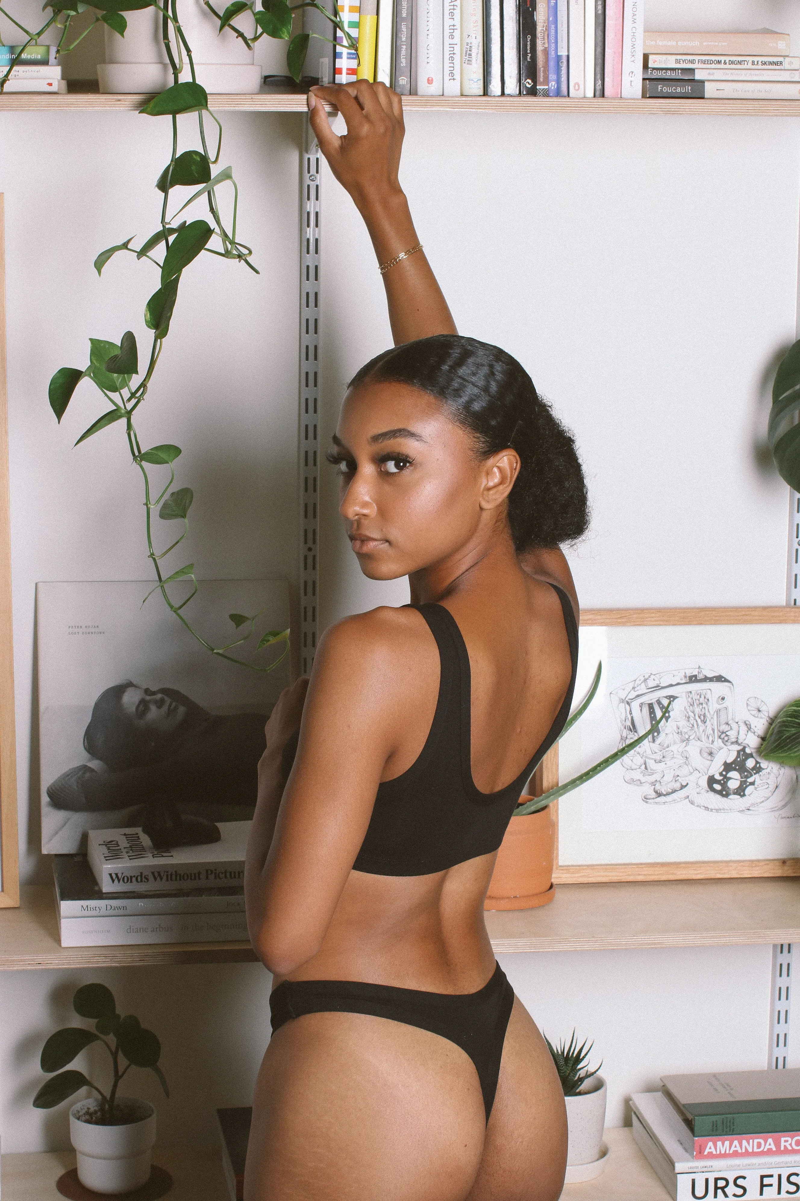 Palmer Thong in Black sold by MARY YOUNG product image thumbnail 2