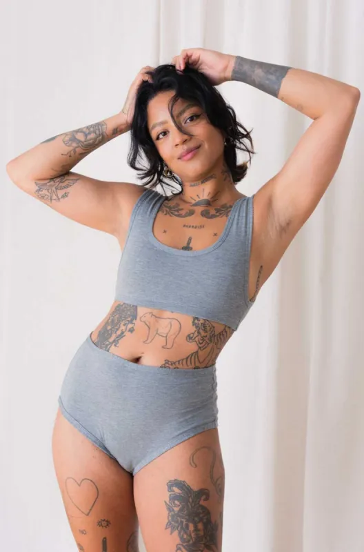 Mayes Bra in Grey sold by MARY YOUNG