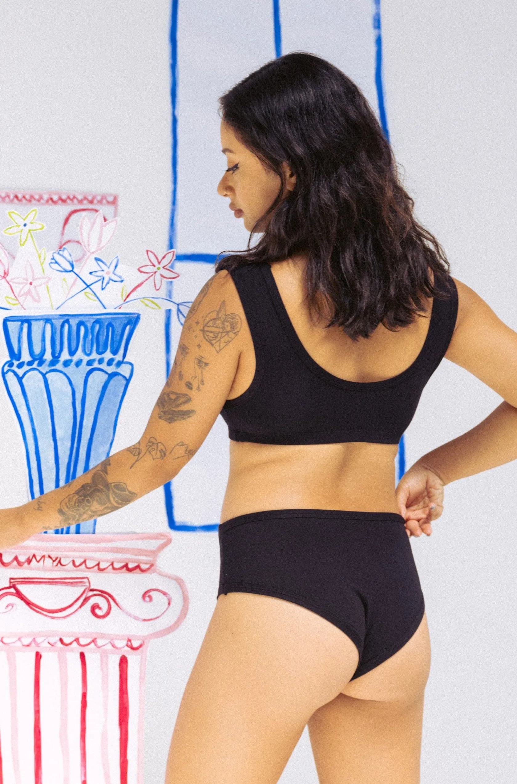 Moana Hip Bikini in Black sold by MARY YOUNG product image thumbnail 2