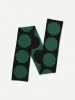 BRUSHED SPOT SCARF COSSACK & BLACK sold by Jo Gordon