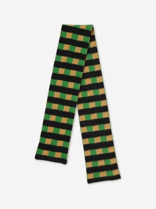 BRUSHED CHECK & STRIPE SCARF PAGODA & BULLION sold by Jo Gordon