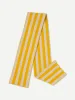 BRUSHED VERTICAL STRIPE SCARF GOLDEN EYE & OATMEAL sold by Jo Gordon