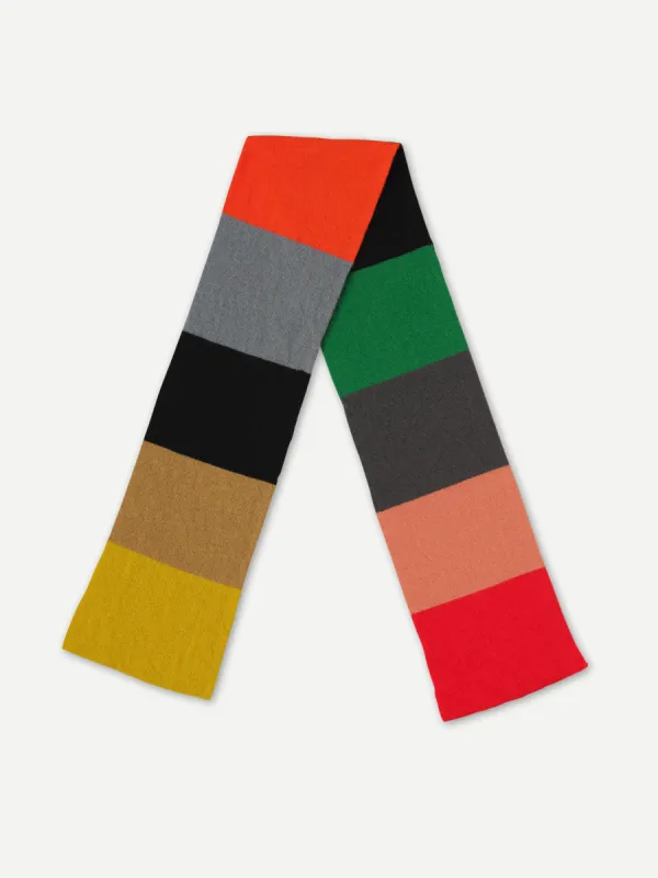 SMALL COLOURBLOCK SCARF MULTICOLOUR sold by Jo Gordon