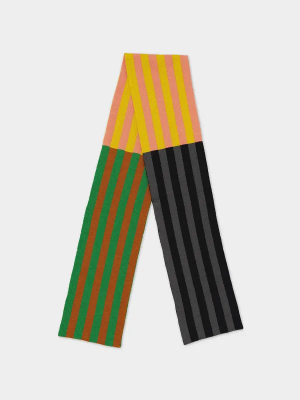 VERTICAL STRIPE SCARF MULTICOLOUR sold by Jo Gordon