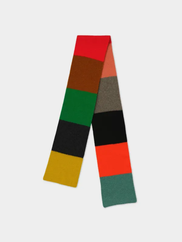BRUSHED COLOURBLOCK SCARF BRIGHT sold by Jo Gordon