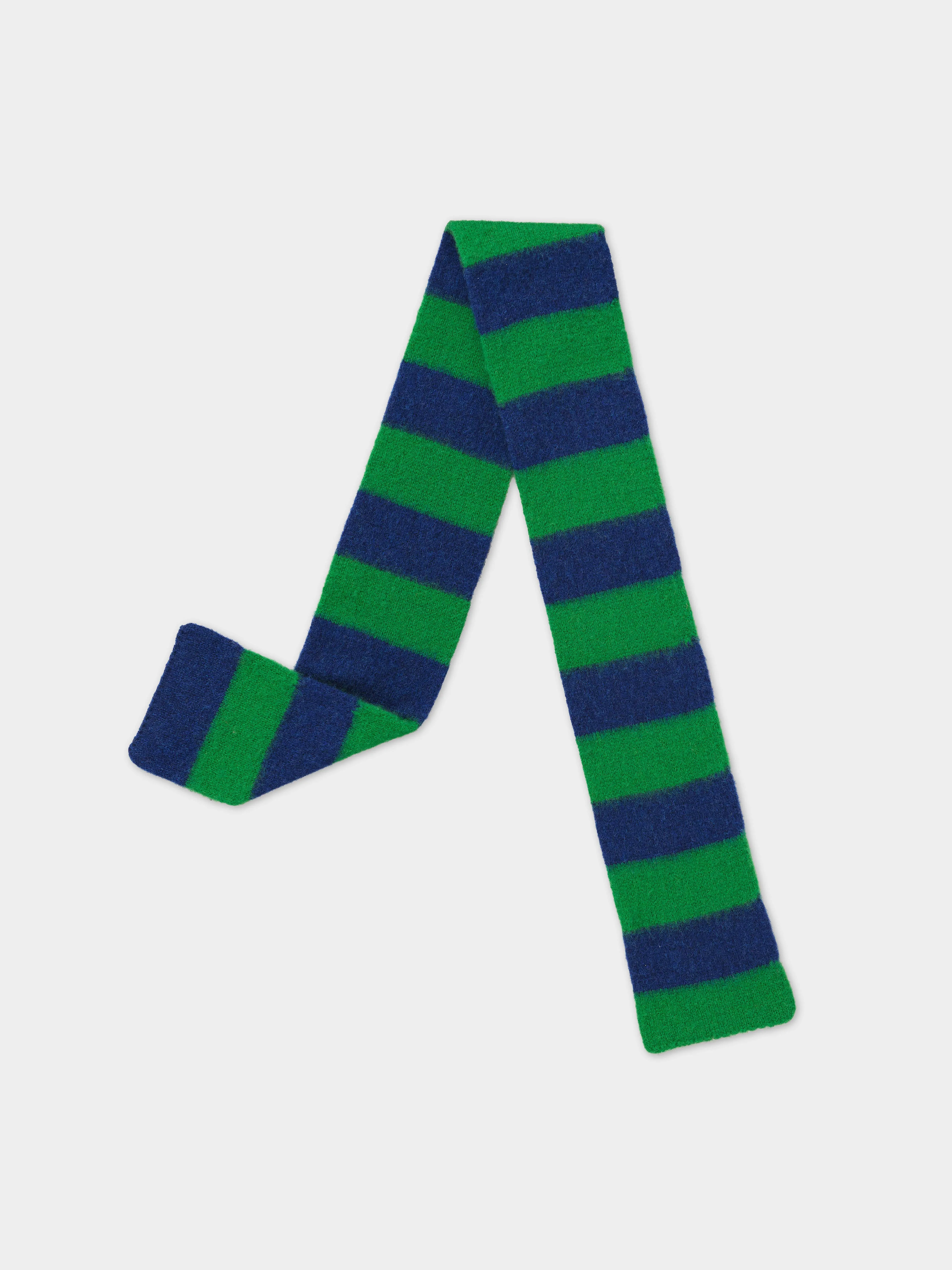 SMALL BRUSHED STRIPE SCARF PAGODA & NIGHTSKY sold by Jo Gordon