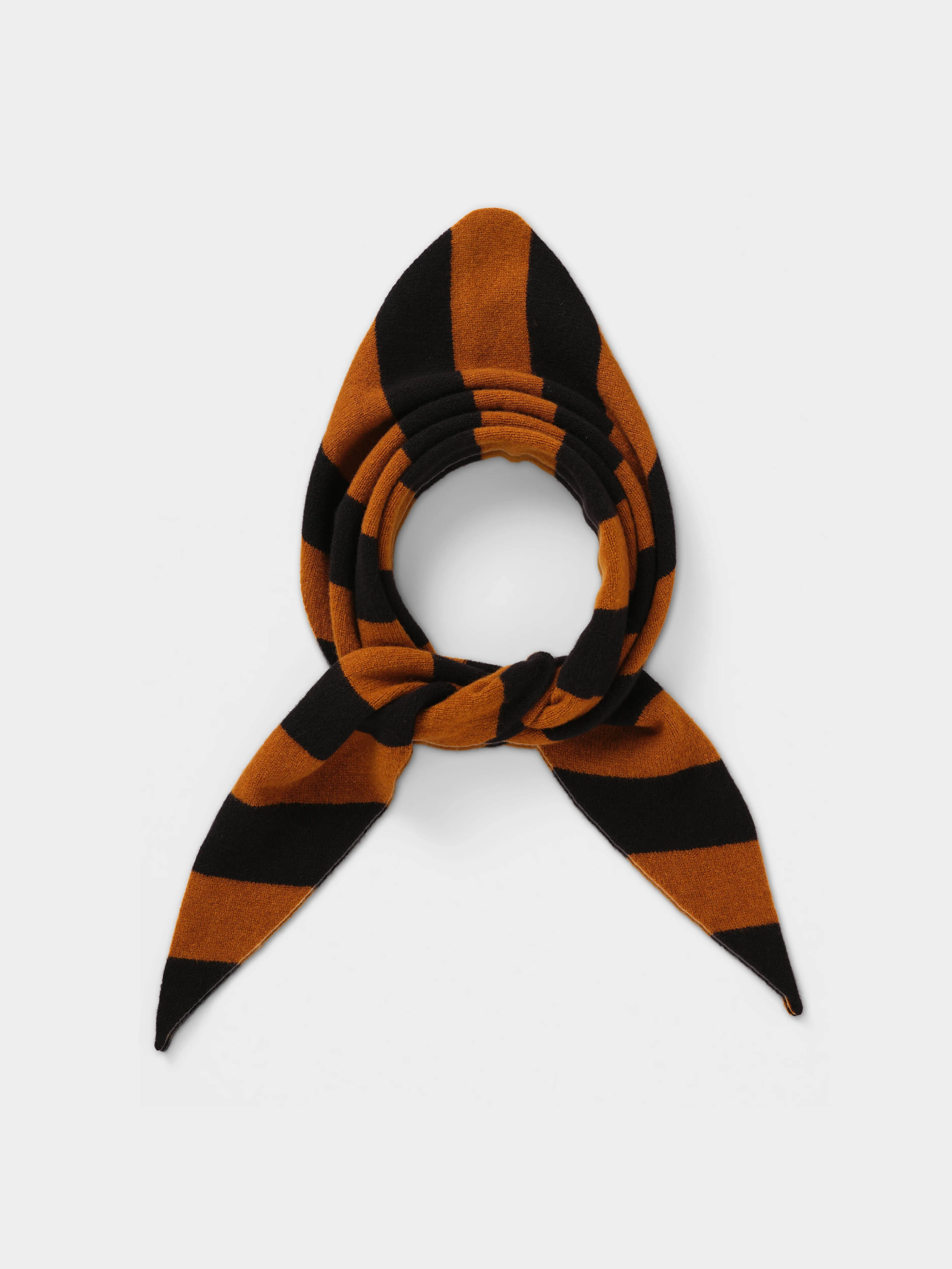 LARGE STRIPE TRIANGLE BLACK & CUMIN sold by Jo Gordon