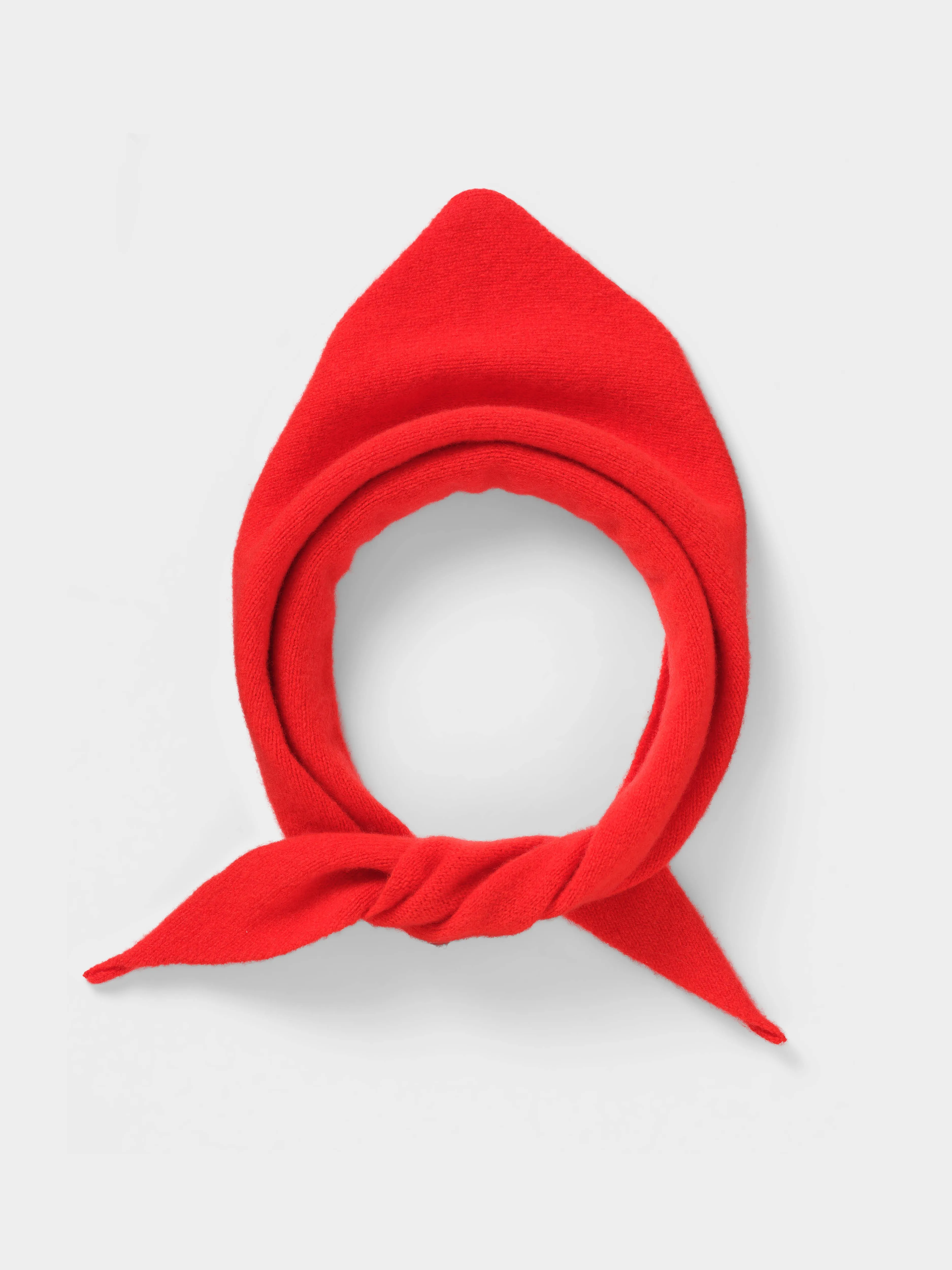 PLAIN TRIANGLE NECKERCHIEF POPPY sold by Jo Gordon