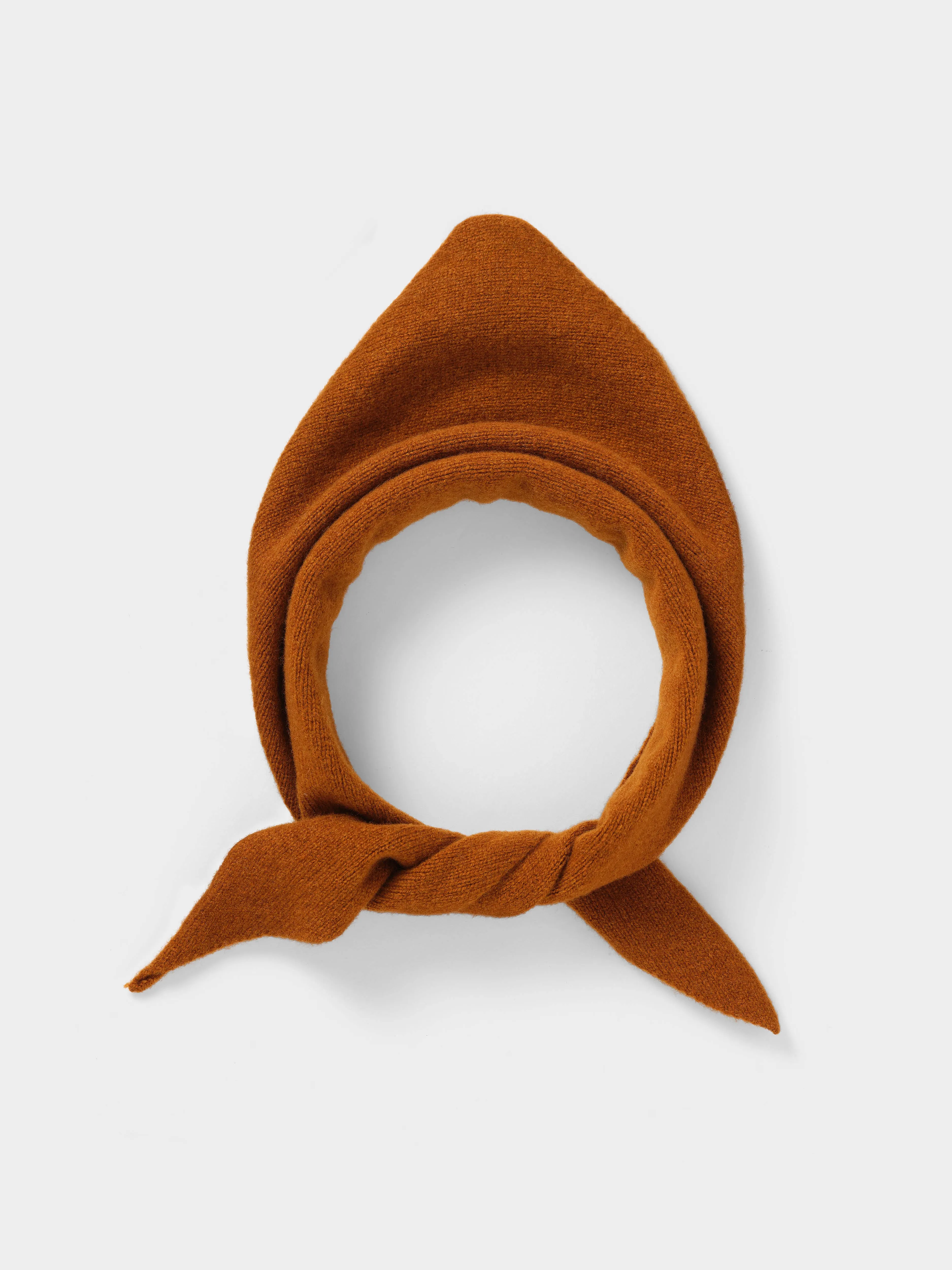 PLAIN TRIANGLE NECKERCHIEF CUMIN sold by Jo Gordon