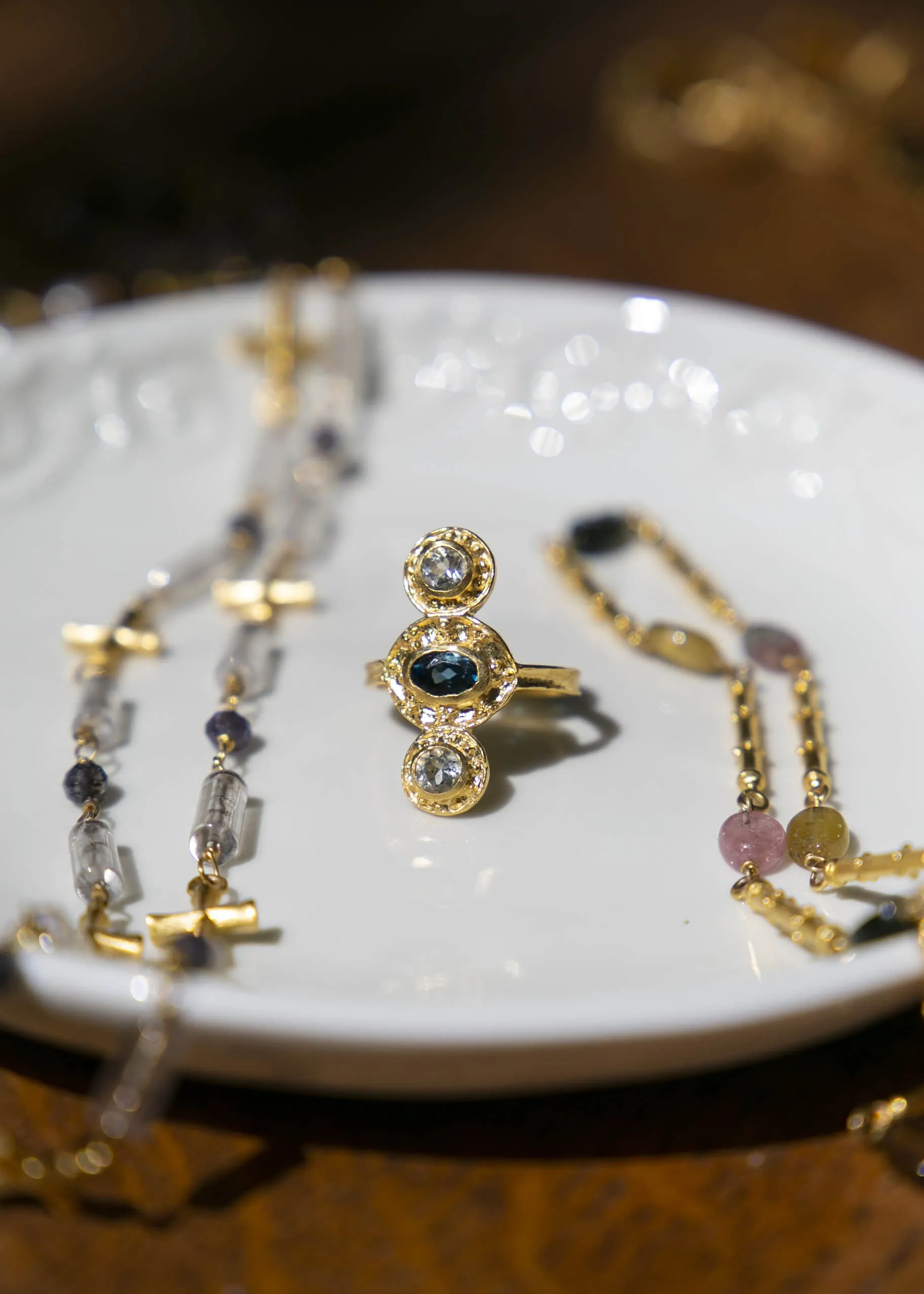 Bague en vermeil et Topaze Adélaïde sold by Alix D. Reynis product image thumbnail 2