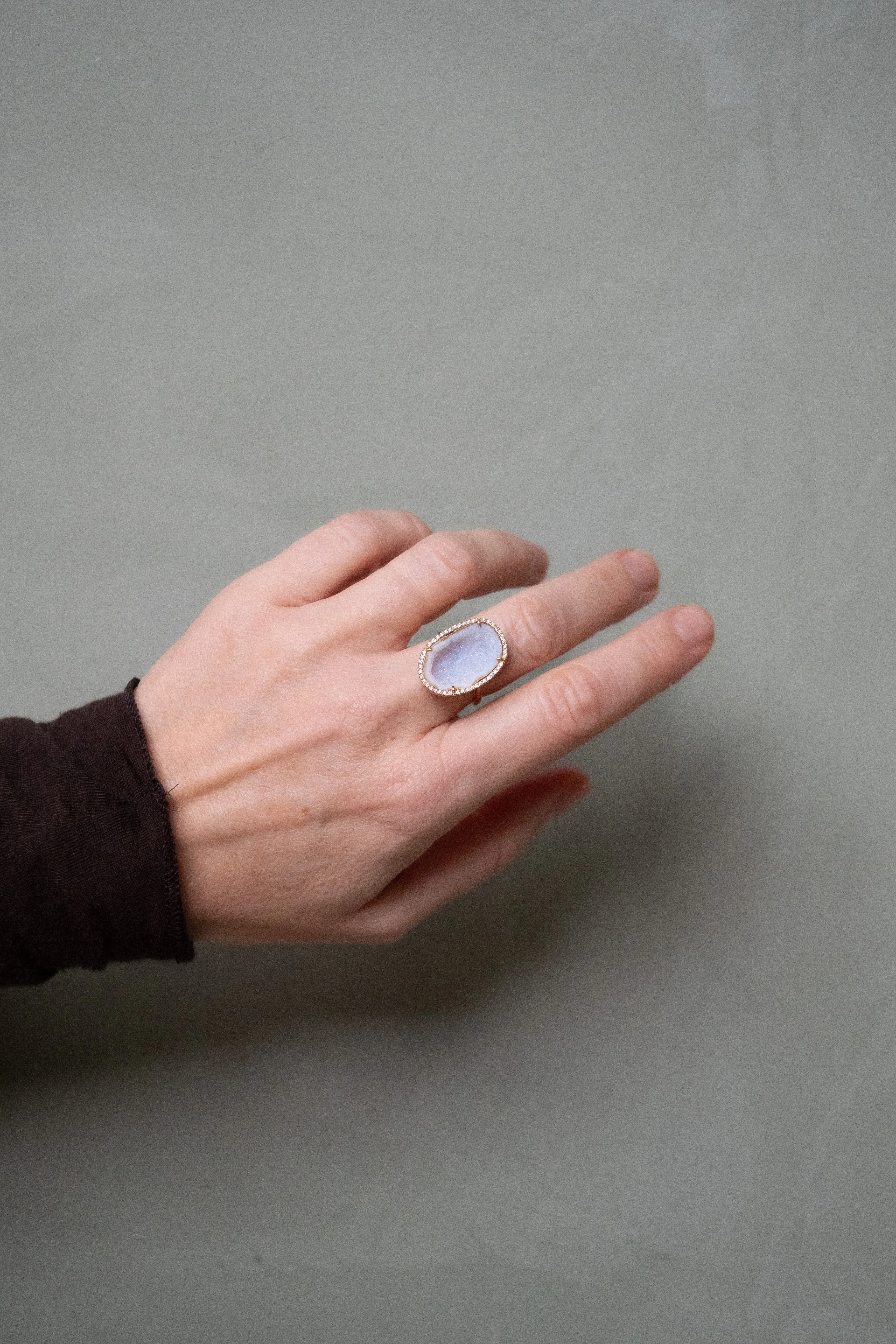 ROCKY ring, azure rose sold by Karolin Van Loon Womens product image thumbnail 2