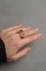 STEFFI ring, red/orange sold by Karolin Van Loon Womens