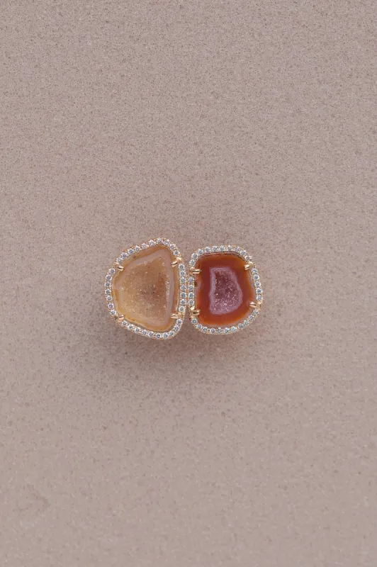 STEFFI ring, red/orange sold by Karolin Van Loon Womens