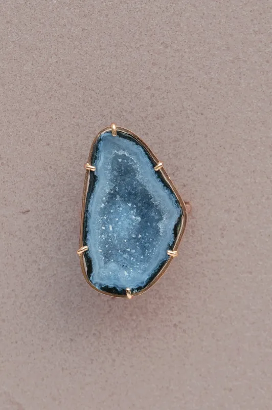 Atlas ring, blue sold by Karolin Van Loon Womens