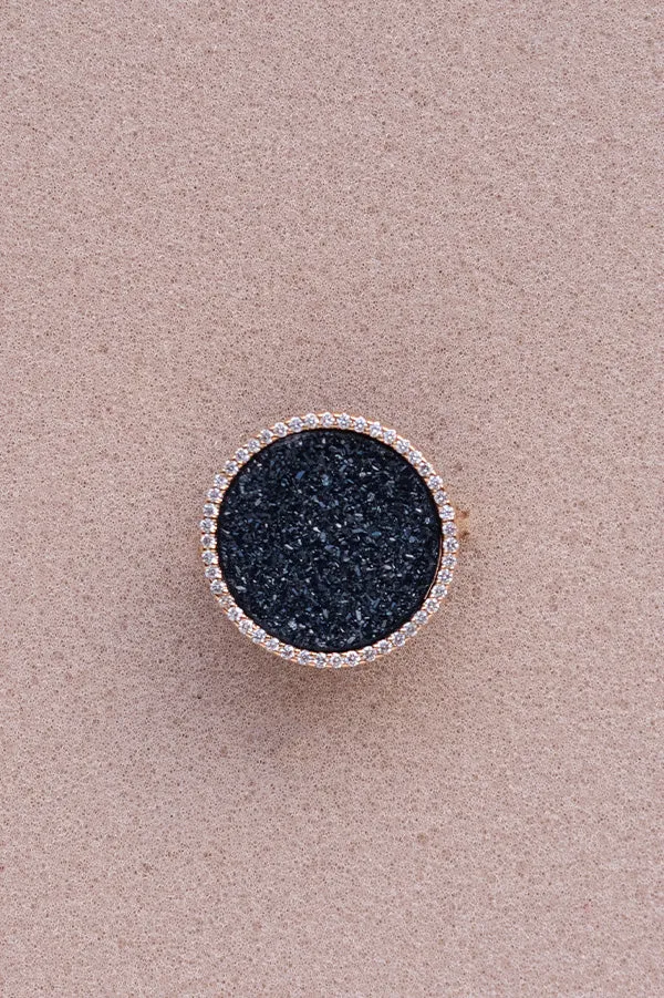 CARO ring, Black sold by Karolin Van Loon Womens