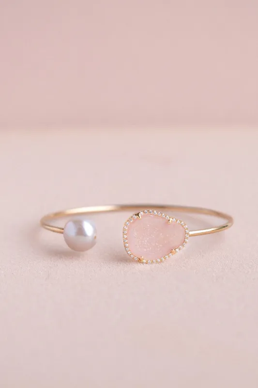 OCEANE bracelet, pink sold by Karolin Van Loon Womens