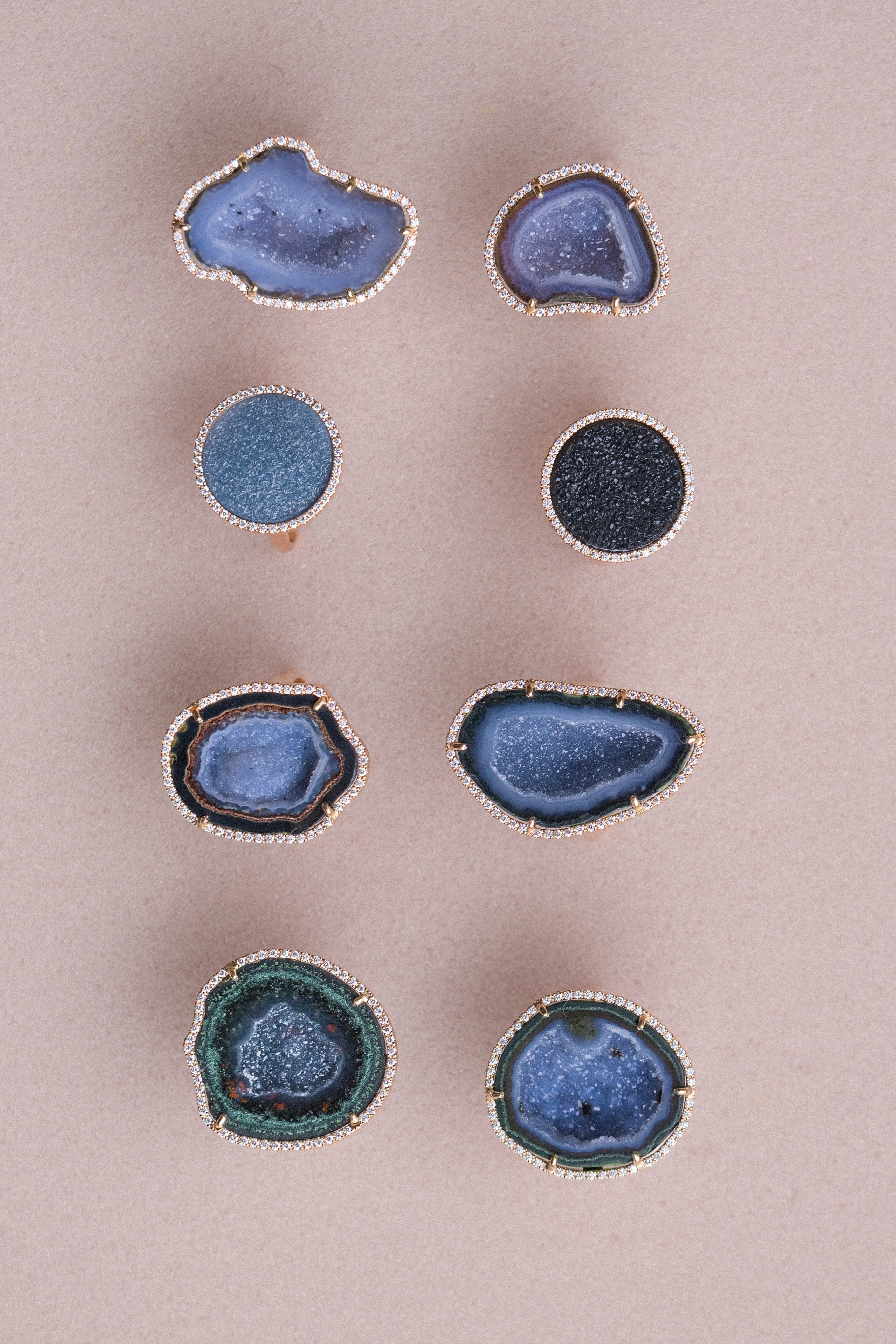 CARO ring, Navy sold by Karolin Van Loon Womens product image thumbnail 3