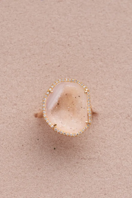 ROCKY ring, blush sold by Karolin Van Loon Womens