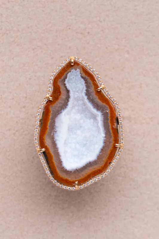 ROCKY ring, COPPER sold by Karolin Van Loon Womens